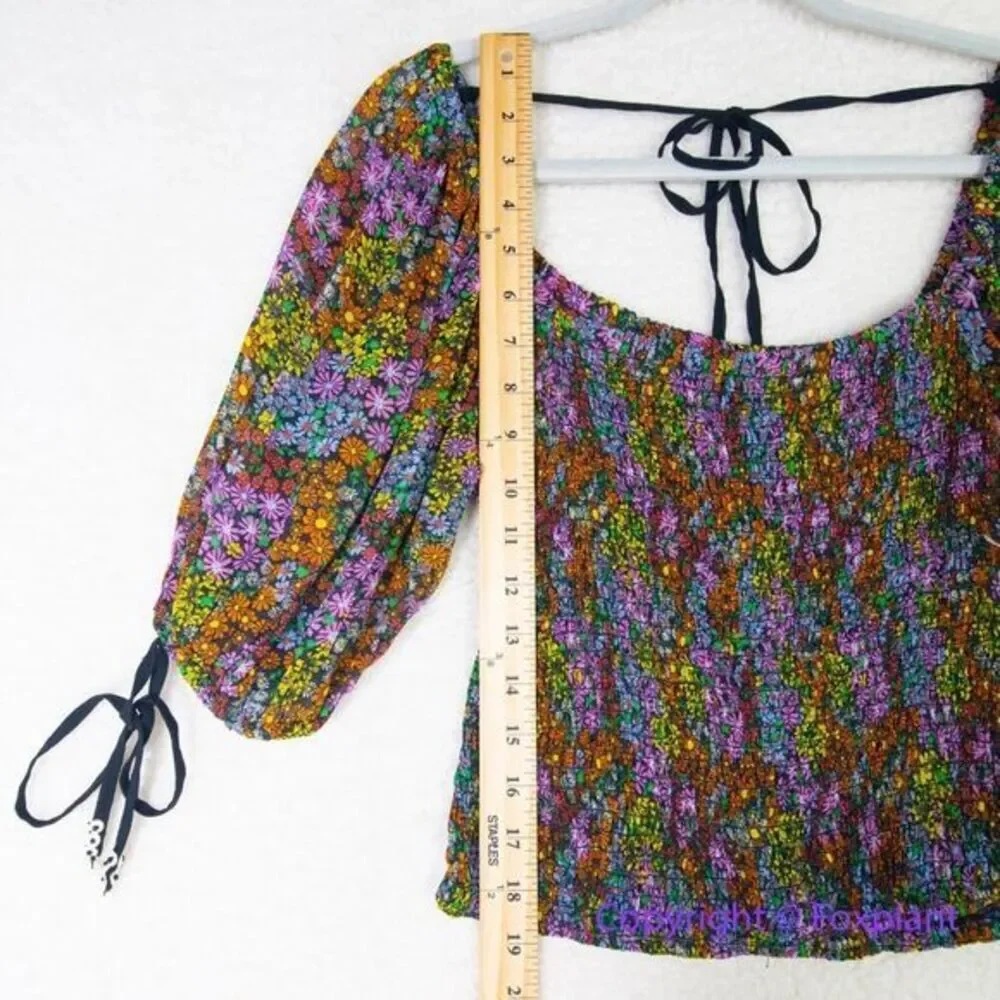 New! Free People Back On Top‎ floral print, size S